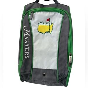 Official Masters Golf Embroidered Nylon Logo Shoe Bag